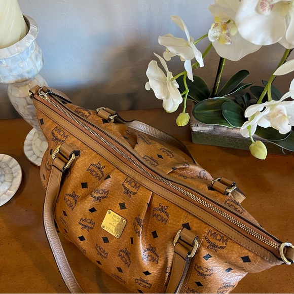 MCM Visetos Two-Way Tote Bag - Picture 7 of 11